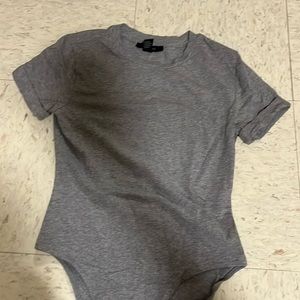 Dark grey bodysuit size small from forever 21